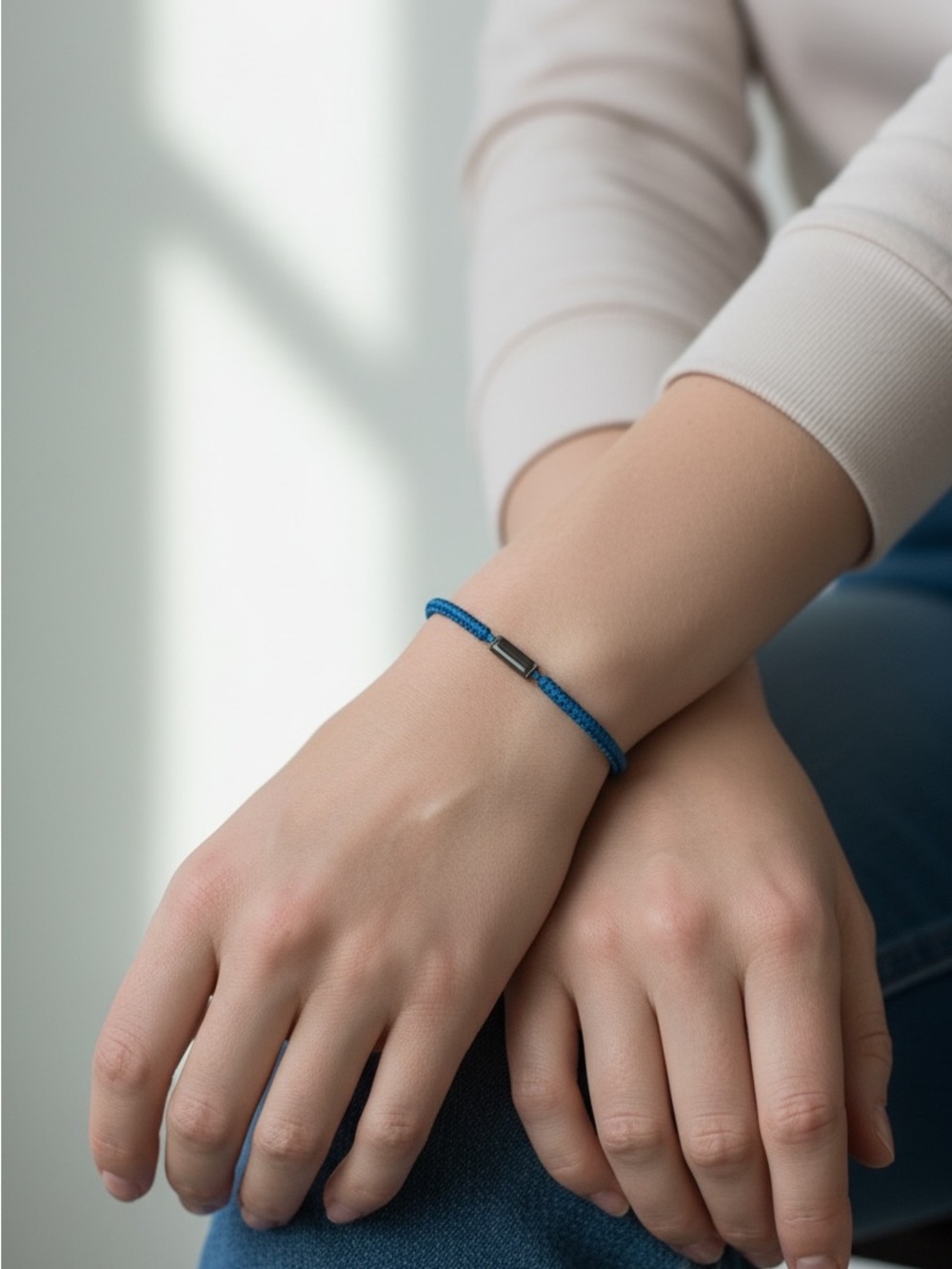9/23 Blue Smart Rope Bracelet Fitness Tracker